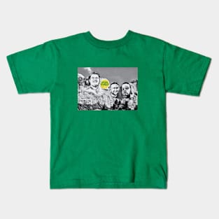 Mount Rushmore B/W Kids T-Shirt